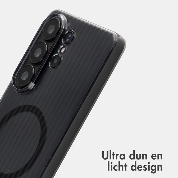 Accezz Lite Backcover met MagSafe | Fluted | Samsung Galaxy S26 Ultra - Zwart