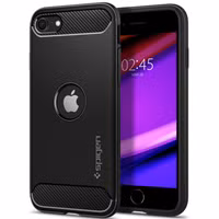 Spigen Rugged Armor Backcover Apple iPhone SE (2022 / 2020)