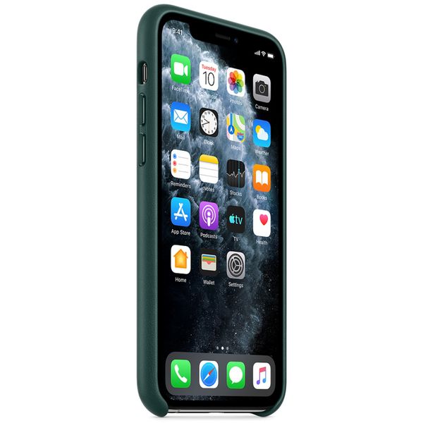 Apple Leather Backcover iPhone 11 Pro - Forest Green