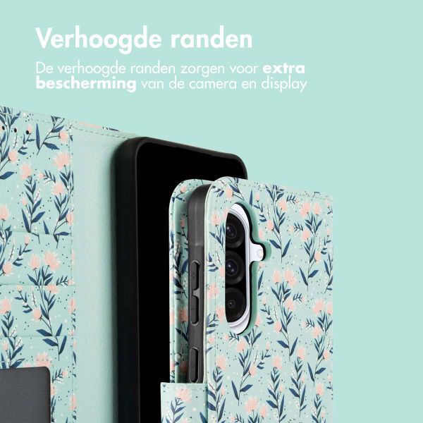 imoshion Design Bookcase Samsung Galaxy A36 - Blue Flowers