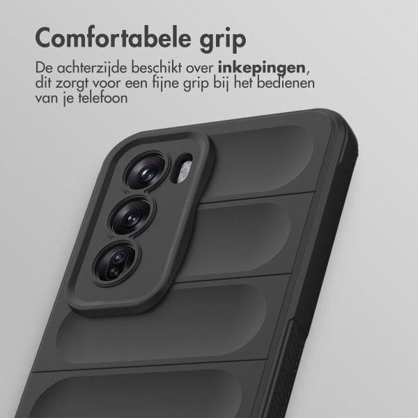 imoshion EasyGrip Backcover Oppo Reno 12 - Zwart