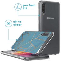 imoshion Design hoesje Samsung Galaxy A50 / A30s - Grafisch Koper / Blauw