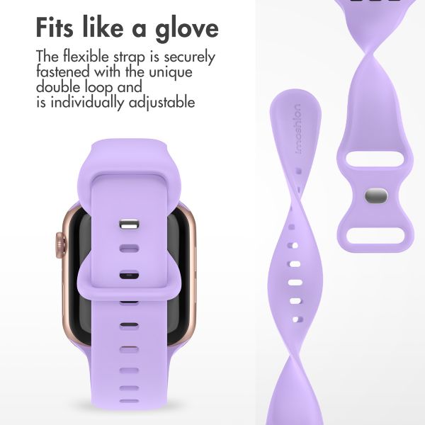imoshion Silicone⁺ Strap Apple Watch | 38/40/41/42 mm - Size S/M - Lilac