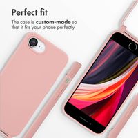 imoshion Silicone Case with Strap Apple iPhone 17e / 16e - Sand Pink