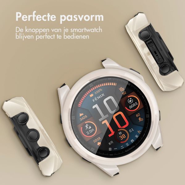 imoshion Full Cover Hardcase Garmin Fenix 8 - 51 mm - Beige