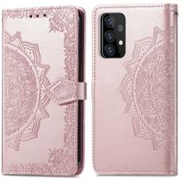 imoshion Mandala Bookcase Samsung Galaxy A72 - Rosé Goud