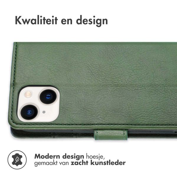imoshion Luxe Bookcase Apple iPhone 14 / 13 - Groen