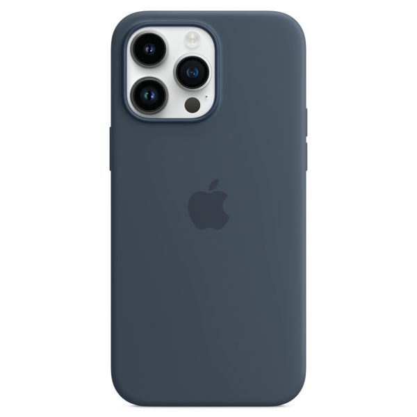 Apple Silicone Back Cover with MagSafe Apple iPhone 14 Pro Max - Storm Blue