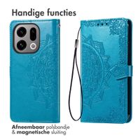 imoshion Mandala Bookcase Oppo Find X9 - Turquoise