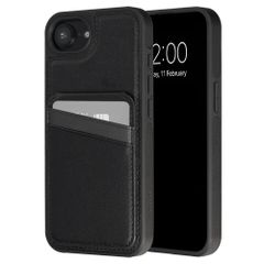 imoshion Backcover met kaarthouder en stand Apple iPhone 17e / 16e - Zwart
