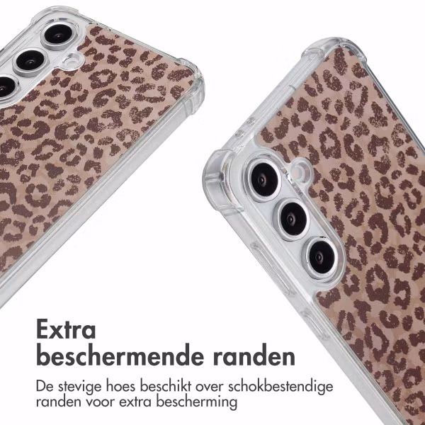 imoshion Design hoesje met koord Samsung Galaxy S24 FE - Leopard Mood