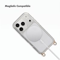 Selencia Rivièra MagSafe Back Cover with detachable hooks Apple iPhone 18 Pro Max / 17 Pro Max - Transparent