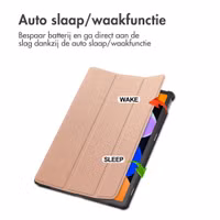 imoshion Trifold Bookcase Lenovo Idea Tab - Rose Gold