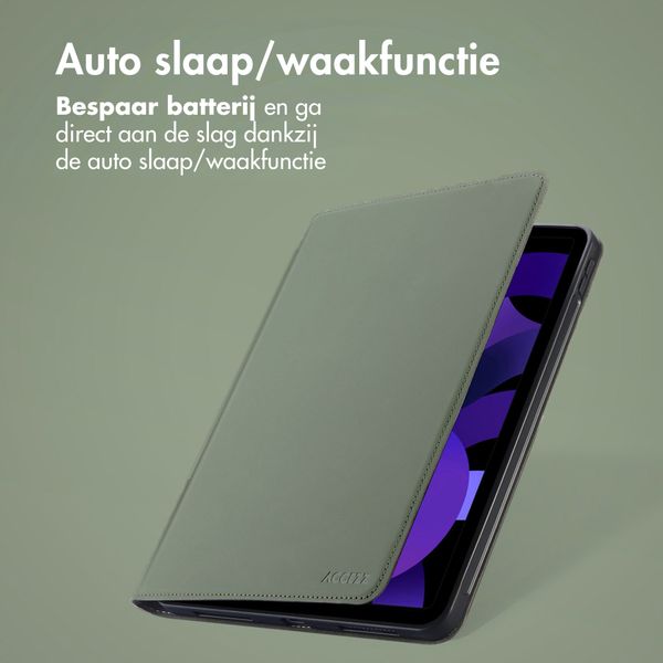 Accezz Classic Tablet Case Apple iPad Air 11 inch (2025) M3 / (2024) M2 / Air 5 (2022) / Air 4 (2020) - Groen