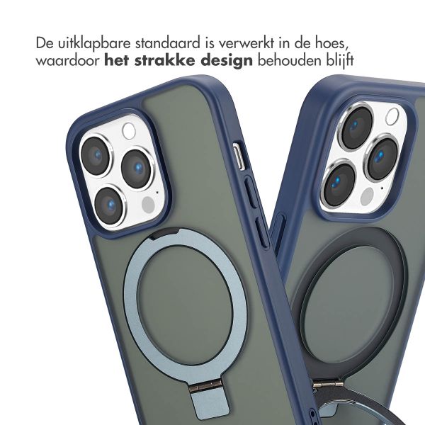 Accezz Ring Stand Backcover met MagSafe iPhone 14 Pro - Blue