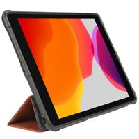 Gecko Covers Rugged Cover Bookcase iPad 9 (2021) 10.2 inch / iPad 8 (2020) 10.2 inch / iPad 7 (2019) 10.2 inch - Bruin