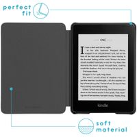 imoshion Design Slim Hard Case Sleepcover Amazon Kindle 10 - Black Graphic