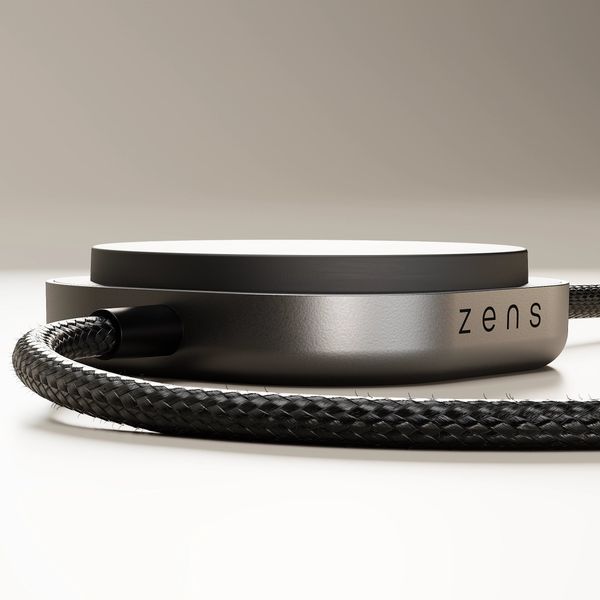 Zens Pro 2 USB-C Kabel met Draadloze Oplader voor telefoon / earbuds - MagSafe en Qi2 - Zwart