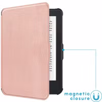 imoshion Slim Soft Case Bookcase Kobo Clara 2E / Tolino Shine 4 - Rosé Goud