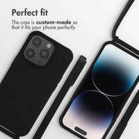 imoshion Silicone Case with Strap Apple iPhone 14 Pro - Black