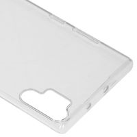 Softcase Backcover Samsung Galaxy Note 10 Plus - Transparant