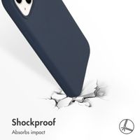 Accezz Liquid Silicone Back Cover Apple iPhone 14 Plus - Dark Blue