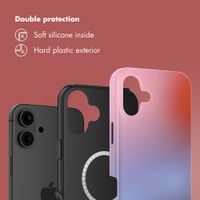 Selencia Vivid Back Cover with MagSafe Apple iPhone 16 - Gradient Soft Blush