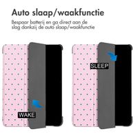 imoshion Design Trifold Bookcase Apple iPad Air 11 inch (2026) M4 / (2025) M3 / (2024) M2 / Air 5 (2022) / Air 4 (2020) - Happy Dots