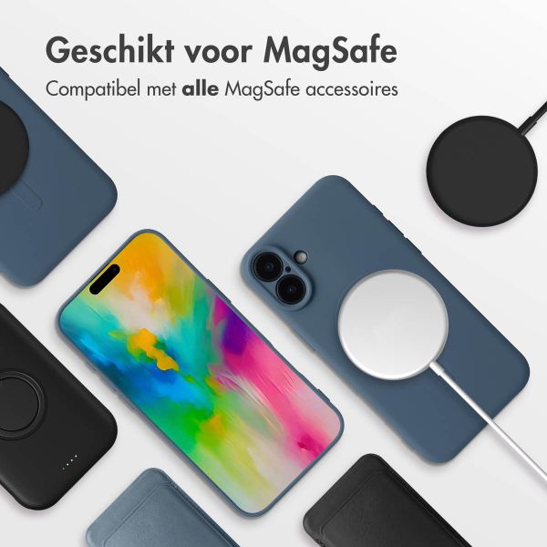imoshion Color Backcover met MagSafe Apple iPhone 16 - Donkerblauw