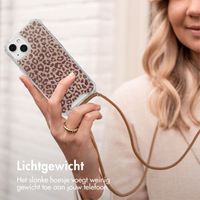 imoshion Design hoesje met koord Apple iPhone 13 - Leopard Mood