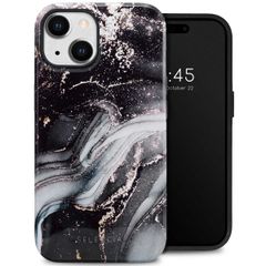 Selencia Vivid Backcover iPhone 14 - Chic Marble Black