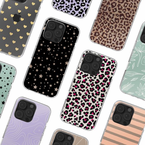 imoshion Design hoesje Apple iPhone 16 Pro - Stars Beige Reverse