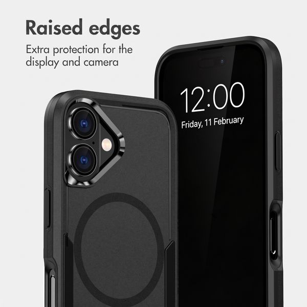 imoshion Back Cover with MagSafe Apple iPhone 16 - Black
