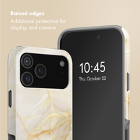 Selencia Vivid Back Cover with MagSafe Apple iPhone 17 Pro - Golden Beige Marble