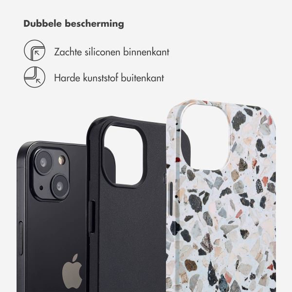 Selencia Vivid Tough Backcover iPhone 13 - Chic Terazzo