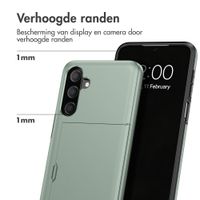 imoshion Backcover met pasjeshouder Samsung Galaxy A18 (4G) - Donkergroen