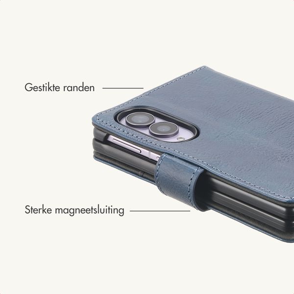 imoshion Luxe Bookcase Samsung Galaxy Z Fold 8 - Donkerblauw