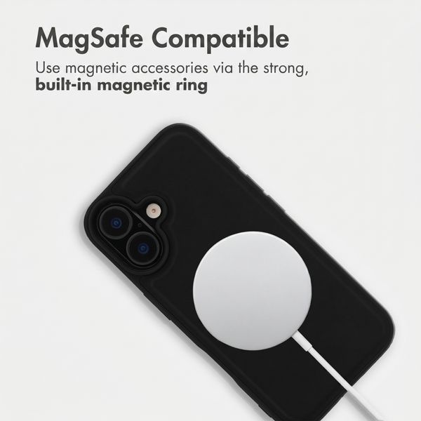 Accezz Edge Back Cover with MagSafe Apple iPhone 16 - Black