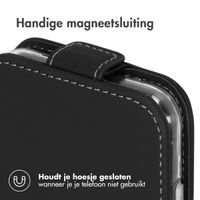 Accezz Flipcase Apple iPhone X / Xs - Zwart