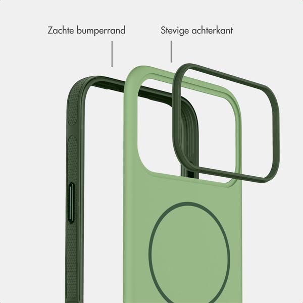 imoshion Color Backcover met Thin MagSafe Ring Apple iPhone 17 Pro Max - Donkergroen