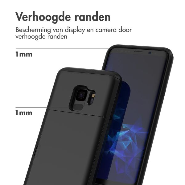 imoshion Backcover met pasjeshouder Samsung Galaxy S9 - Zwart