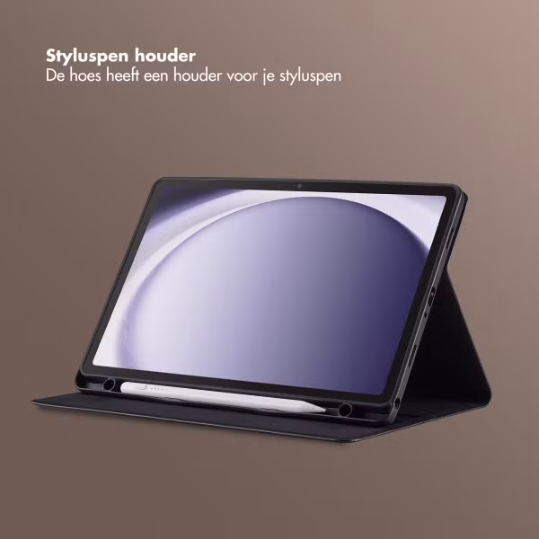 Selencia Riva Bookcase Samsung Galaxy Tab A9 Plus - Zwart