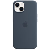 Apple Silicone Back Cover with MagSafe Apple iPhone 14 - Storm Blue