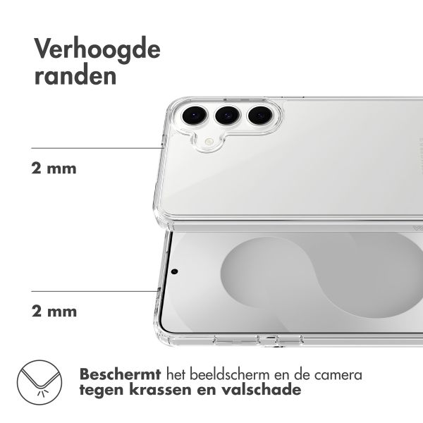 Accezz Xtreme Impact Backcover Samsung Galaxy S25 FE - Transparant