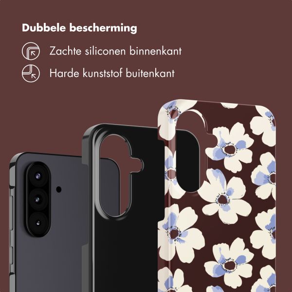 Selencia Vivid Backcover Samsung Galaxy A57 (5G) - Choco Flower Pop