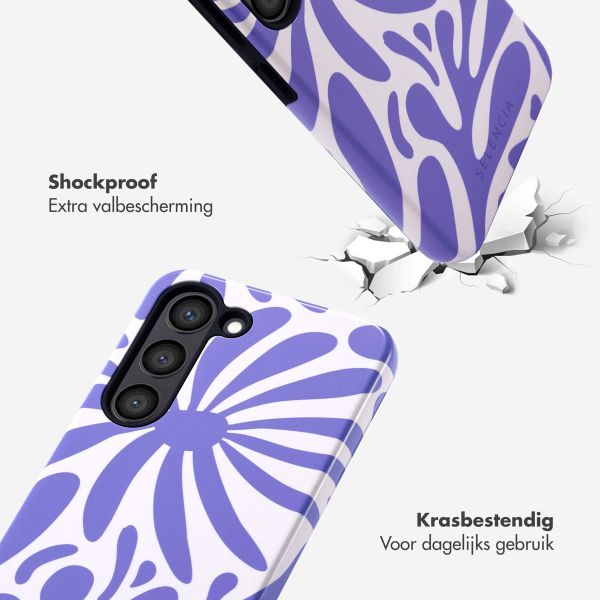 Selencia Vivid Tough Backcover Samsung Galaxy S23 - Modern Bloom Sapphire Blue