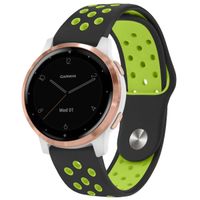 imoshion Siliconen sport bandje - Universeel 18 mm aansluiting - Zwart / Lime