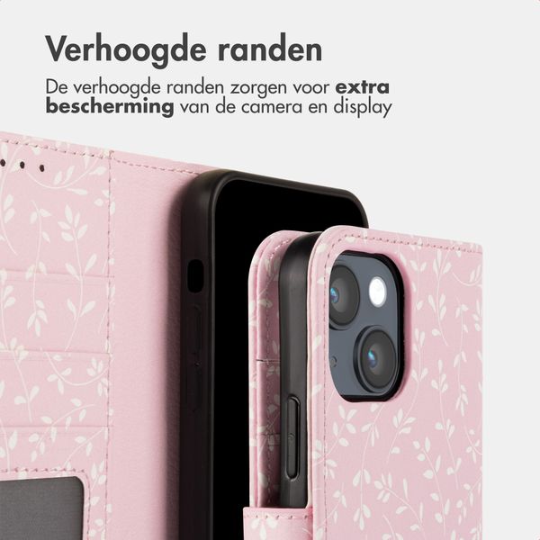 imoshion Design Bookcase Apple iPhone 14 - Pink Bazaar Flowers