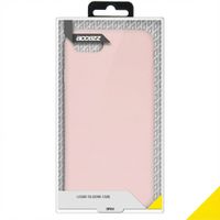 Accezz Liquid Silicone Backcover Apple iPhone SE (2022 / 2020) / 8 / 7 - Roze