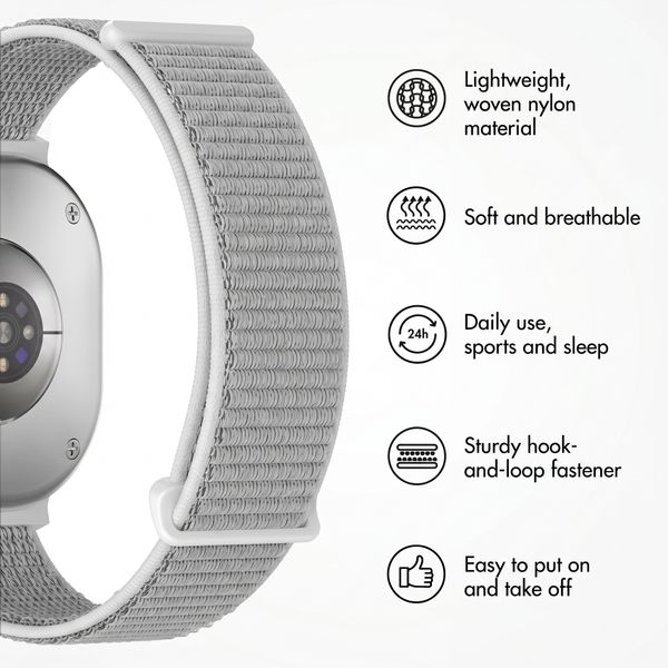 imoshion Nylon Strap Samsung Galaxy Watch 9 (40/44mm) / Watch 8 (40/44mm) / Classic (46mm) - Seashell